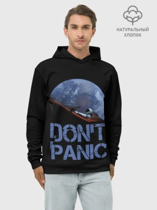 Худи мужской база хлопок / Dont Panic