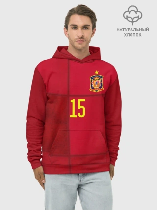 Худи мужской база хлопок / Ramos home EURO 2020