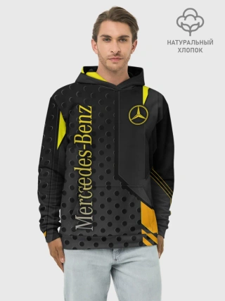 Худи мужской база хлопок / Mercedes-Benz