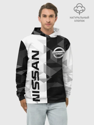 Худи мужской база хлопок / NISSAN | НИССАН