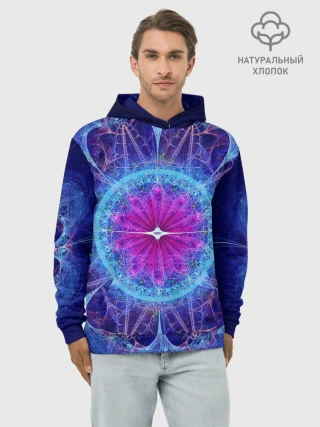 Худи мужской база хлопок / Mandala 2