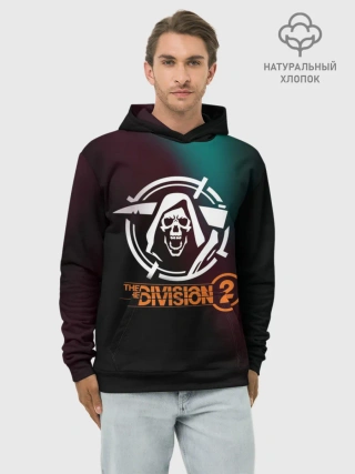 Худи мужской база хлопок / The Division 2 Logo