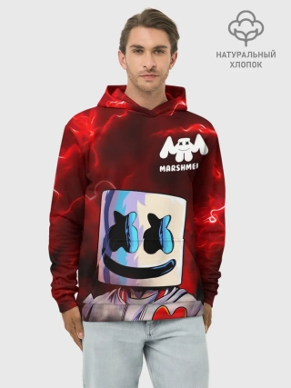 Худи мужской база хлопок / MARSHMELLO