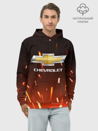 Худи мужской база хлопок / CHEVROLET