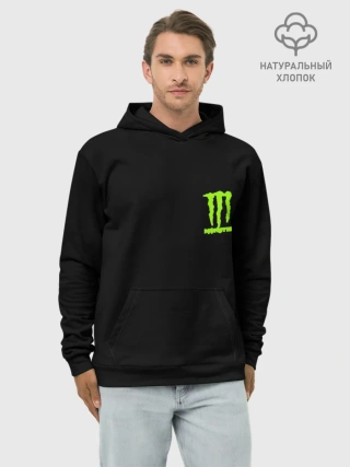 Худи мужской база хлопок / MONSTER ENERGY