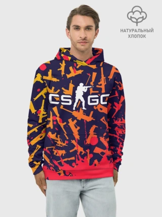 Худи мужской база хлопок / CS GO | КС ГО