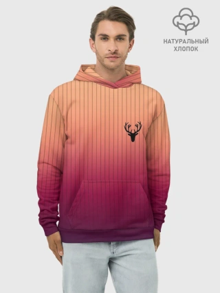 Худи мужской база хлопок / The Gradient Of Deer