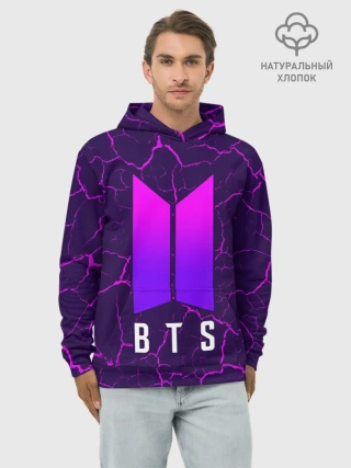 Худи мужской база хлопок / BTS / БТС