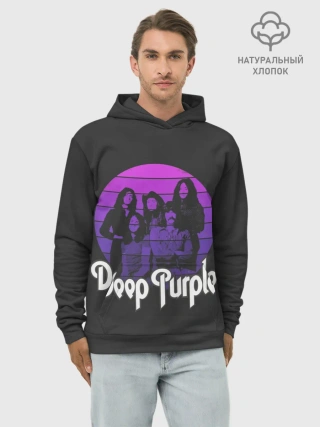 Худи мужской база хлопок / Deep Purple