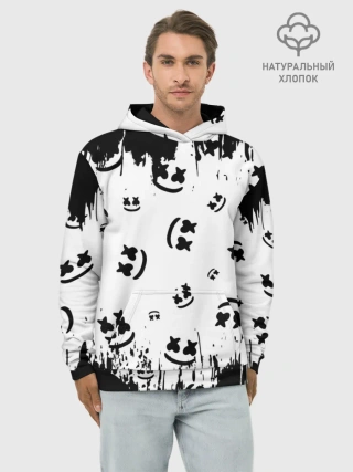Худи мужской база хлопок / MARSHMELLO / МАРШМЕЛЛОУ