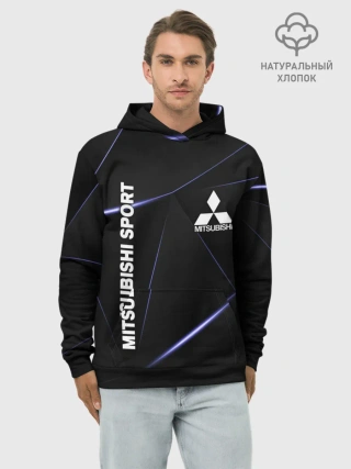 Худи мужской база хлопок / MITSUBISHI