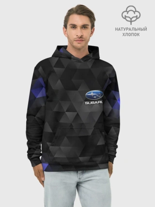Худи мужской база хлопок / SUBARU