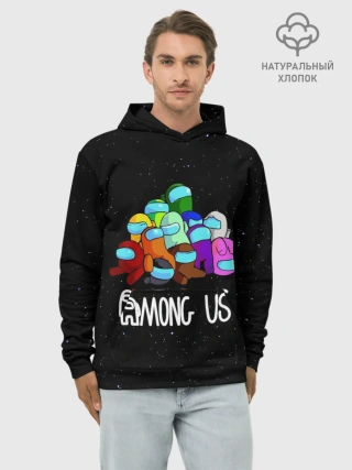 Худи мужской база хлопок / AMONG US