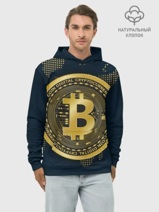 Худи мужской база хлопок / БИТКОИН | BITCOIN