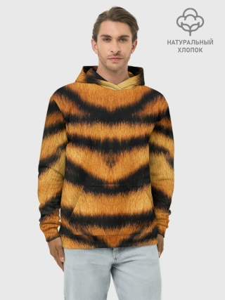 Худи мужской база хлопок / Tiger Wool