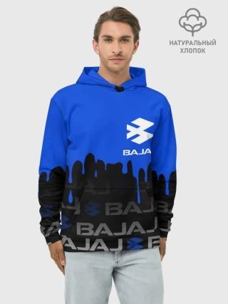 Худи мужской база хлопок / BAJAJ / БАДЖАДЖ / SPORT
