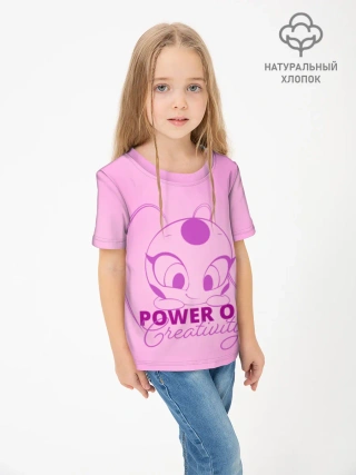 Футболка детская базовая из хлопка / Tikki Power