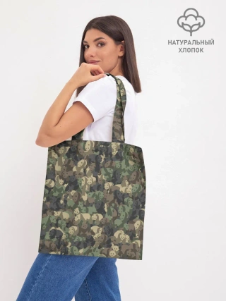 Шоппер база / Камуфляж с пандами