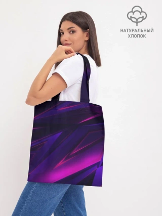 Шоппер база / GEOMETRY STRIPES NEON