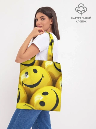 Шоппер база / YELLOW SMILE