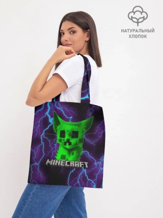 Шоппер база / MINECRAFT CREEPER CAT