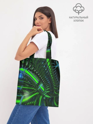 Шоппер база / DIGITAL NEON GREEN