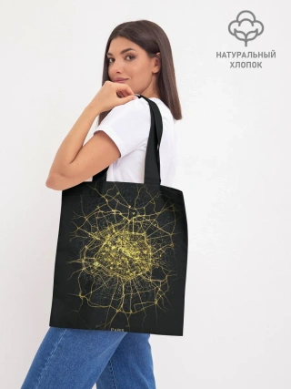 Шоппер база / Ночная карта Парижа