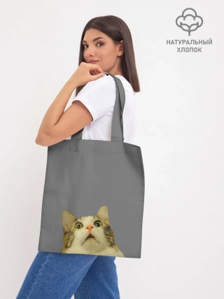 Шоппер база / Коте смотрит вверх