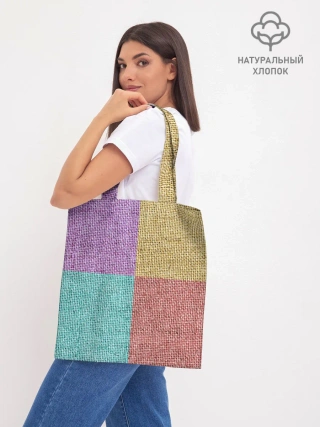 Шоппер база / Burlap Patchwork