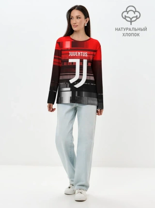 Лонгслив женский. Хлопок / Juventus