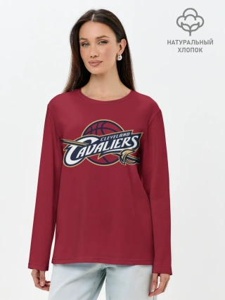 Лонгслив женский. Хлопок / Cleveland Cavaliers