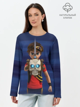 Лонгслив женский. Хлопок / Zak