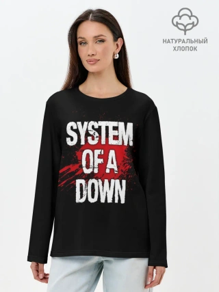 Лонгслив женский. Хлопок / System of a Down