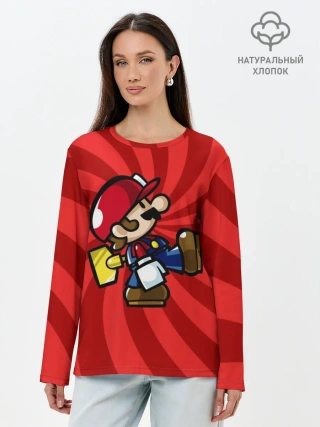 Лонгслив женский. Хлопок / Mario
