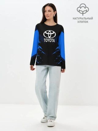 Лонгслив женский. Хлопок / TOYOTA SPORT COLLECTION