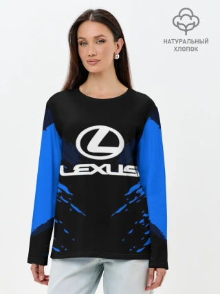 Лонгслив женский. Хлопок / LEXUS SPORT COLLECTION