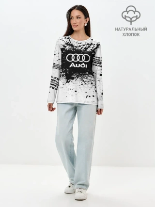 Лонгслив женский. Хлопок / Audi