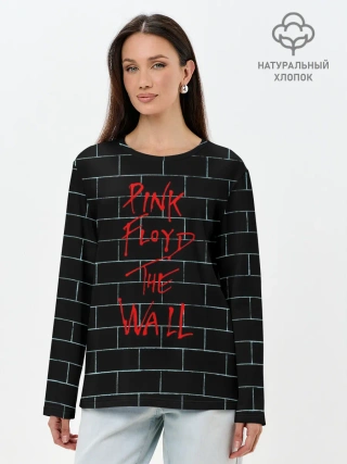 Лонгслив женский. Хлопок / Pink Floyd