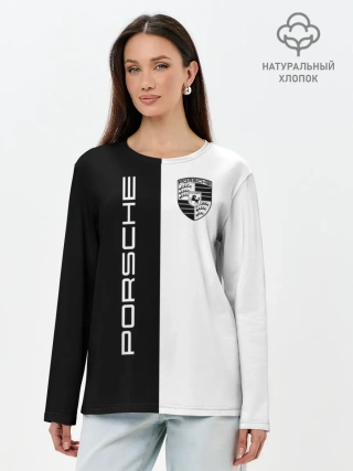 Лонгслив женский. Хлопок / Porsche