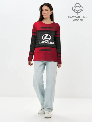 Лонгслив женский. Хлопок / LEXUS SPORT