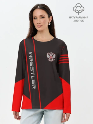 Лонгслив женский. Хлопок / Wrestler