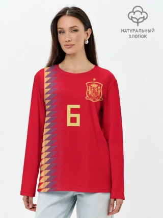 Лонгслив женский. Хлопок / Iniesta home WC 2018