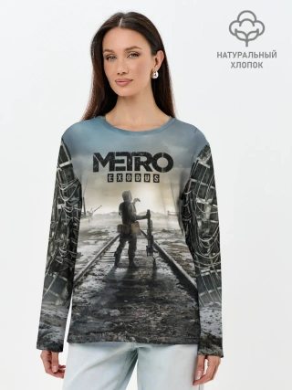 Лонгслив женский. Хлопок / METRO: Exodus