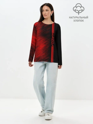 Лонгслив женский. Хлопок / Mazda
