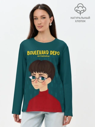 Лонгслив женский. Хлопок / Boulevard Depo / Powerpuff Luv