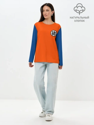Лонгслив женский. Хлопок / GOKU KANJI