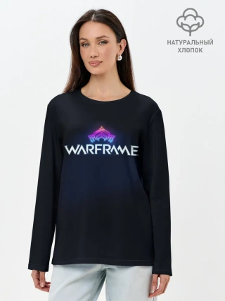 Лонгслив женский. Хлопок / warframe