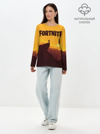 Лонгслив женский. Хлопок / Fortnite Save the World