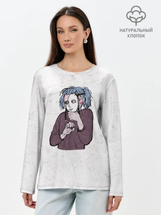 Лонгслив женский. Хлопок / Sally Face