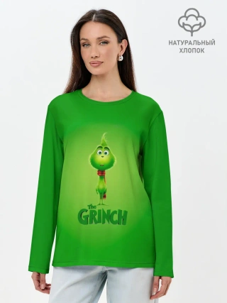 Лонгслив женский. Хлопок / Dr. Seuss The Grinch